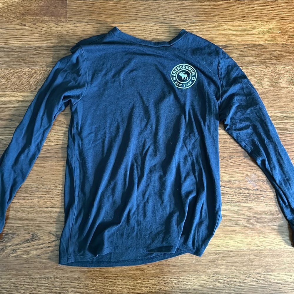 Abercrombie Long Sleeve Logo Shirt